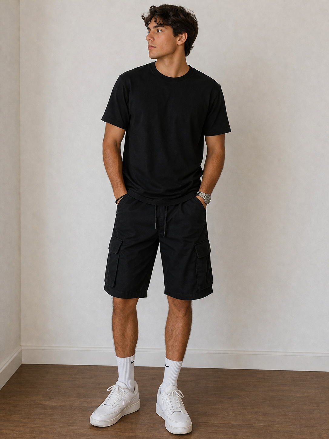 Conjunto Cargo Black Hombre